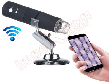 Wi-Fi digital microscope with 8 LEDs